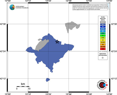 Mappa MCS - territori comuni