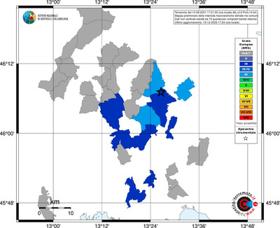 Mappa EMS - territori comuni