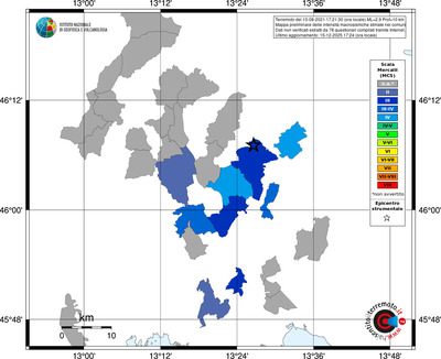 Mappa MCS - territori comuni