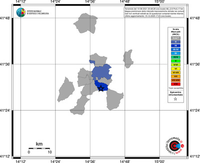 Mappa MCS - territori comuni