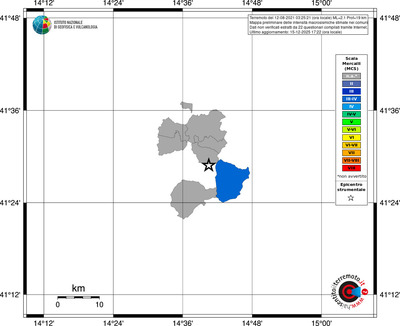 Mappa MCS - territori comuni