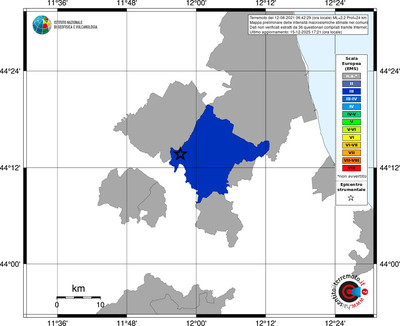 Mappa EMS - territori comuni