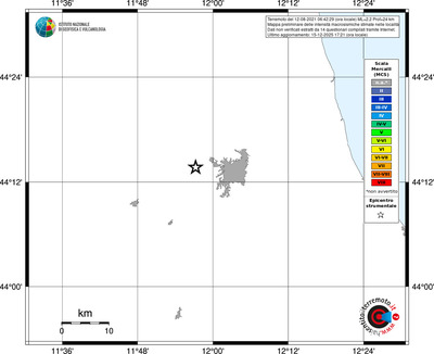 Mappa MCS - territori località