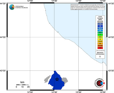 Mappa EMS - territori comuni