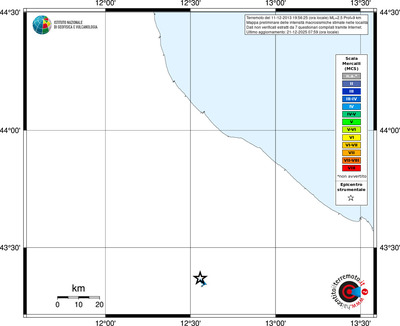 Mappa MCS - territori località