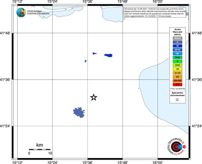 Mappa MCS - territori località