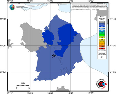 Mappa MCS - territori comuni