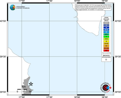 Mappa MCS - territori comuni
