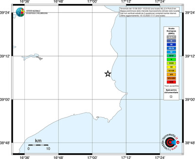 Mappa EMS - territori località