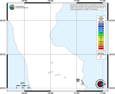 Mappa EMS - territori località