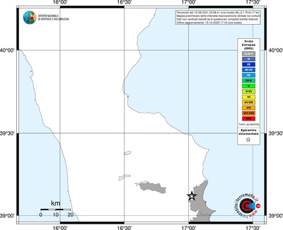 Mappa EMS - territori comuni