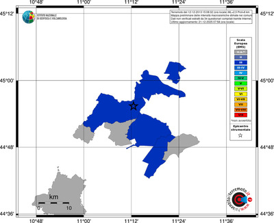 Mappa EMS - territori comuni