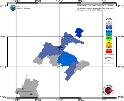 Mappa MCS - territori comuni