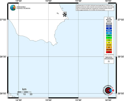 Mappa MCS - territori località