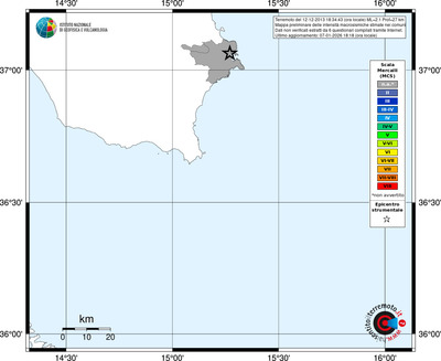 Mappa MCS - territori comuni