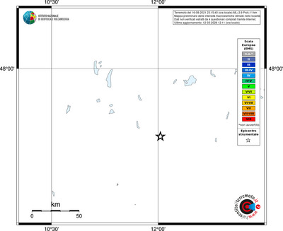 Mappa EMS - territori località