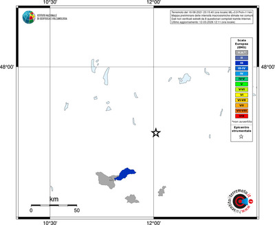 Mappa EMS - territori comuni