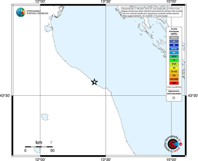 Mappa EMS - territori località