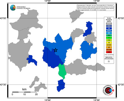 Mappa EMS - territori comuni