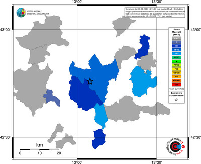 Mappa MCS - territori comuni