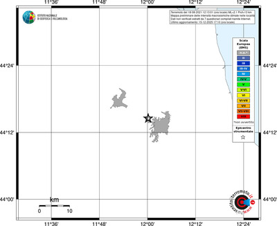 Mappa EMS - territori località