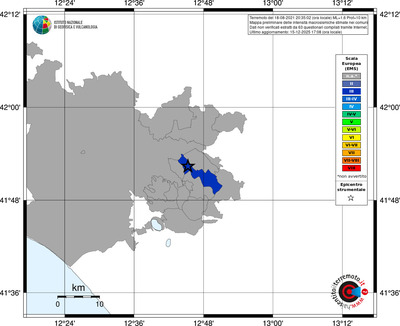 Mappa EMS - territori comuni