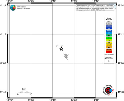 Mappa MCS - territori località