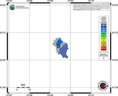 Mappa MCS - territori comuni