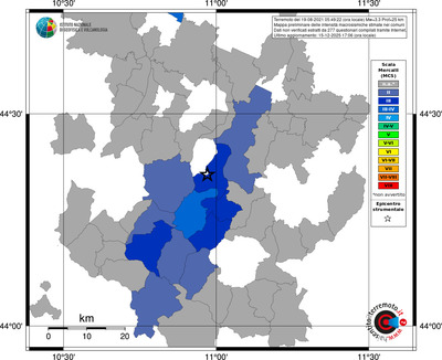 Mappa MCS - territori comuni
