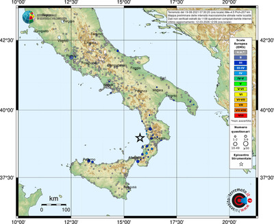 Mappa EMS - località