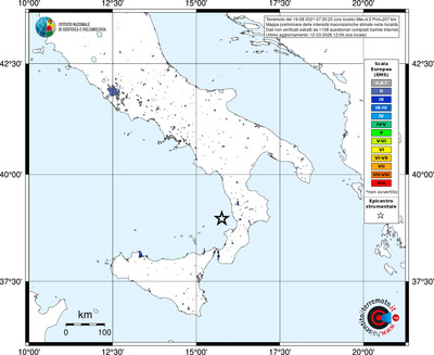 Mappa EMS - territori località