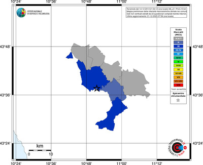 Mappa MCS - territori comuni
