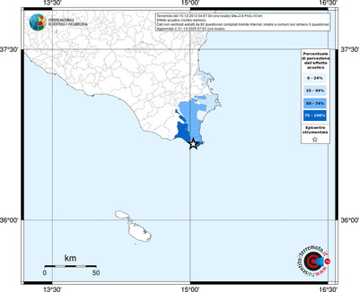 Mappa territorio comunale con almeno 3 questionari