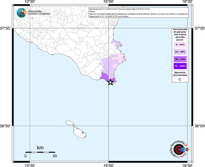 Mappa territorio comunale con almeno 3 questionari