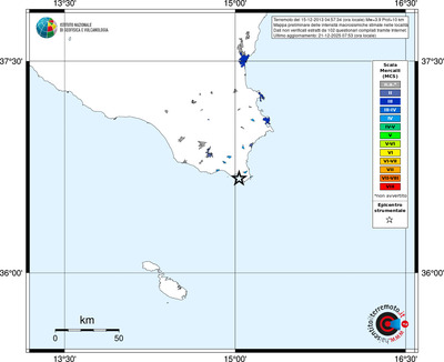 Mappa MCS - territori località