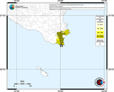 Mappa territorio comunale con almeno 3 questionari