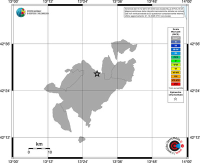 Mappa MCS - territori comuni