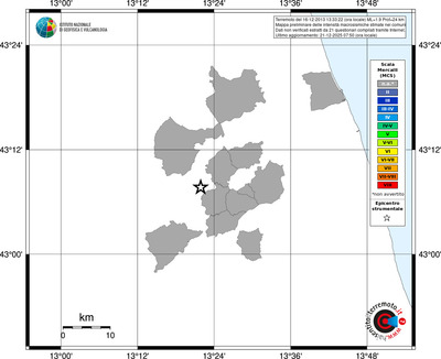 Mappa MCS - territori comuni