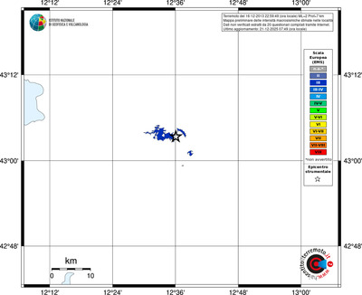 Mappa EMS - territori località