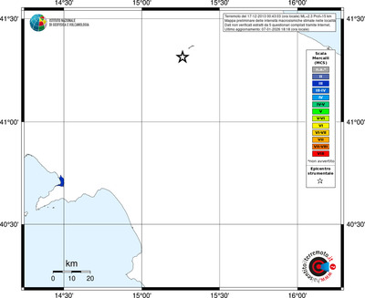 Mappa MCS - territori località