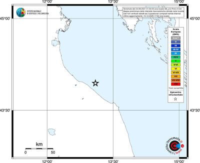 Mappa EMS - territori località