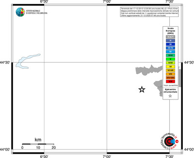 Mappa EMS - territori comuni