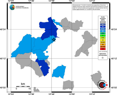 Mappa EMS - territori comuni