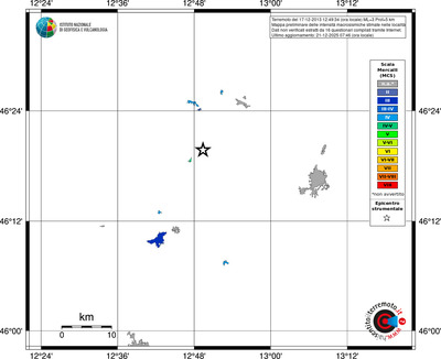 Mappa MCS - territori località
