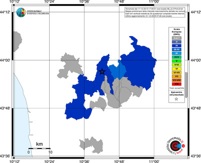 Mappa EMS - territori comuni