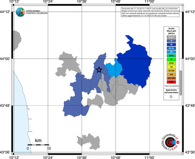 Mappa MCS - territori comuni