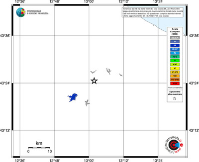 Mappa EMS - territori località