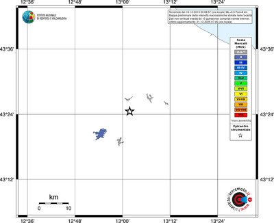 Mappa MCS - territori località