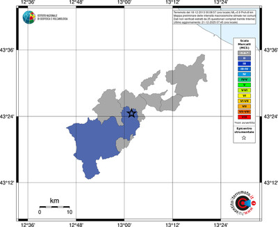 Mappa MCS - territori comuni