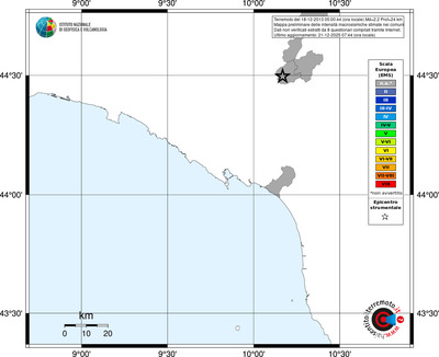 Mappa EMS - territori comuni
